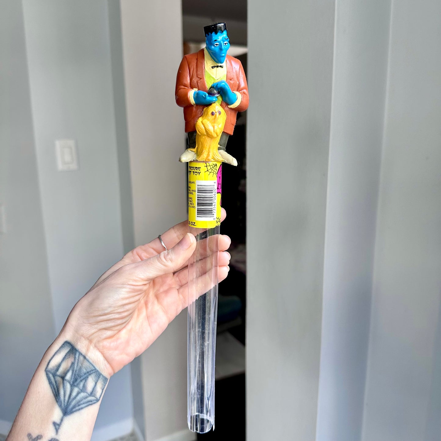 1993 The Addams Family “Lurch & Cousin It” Candy Tube