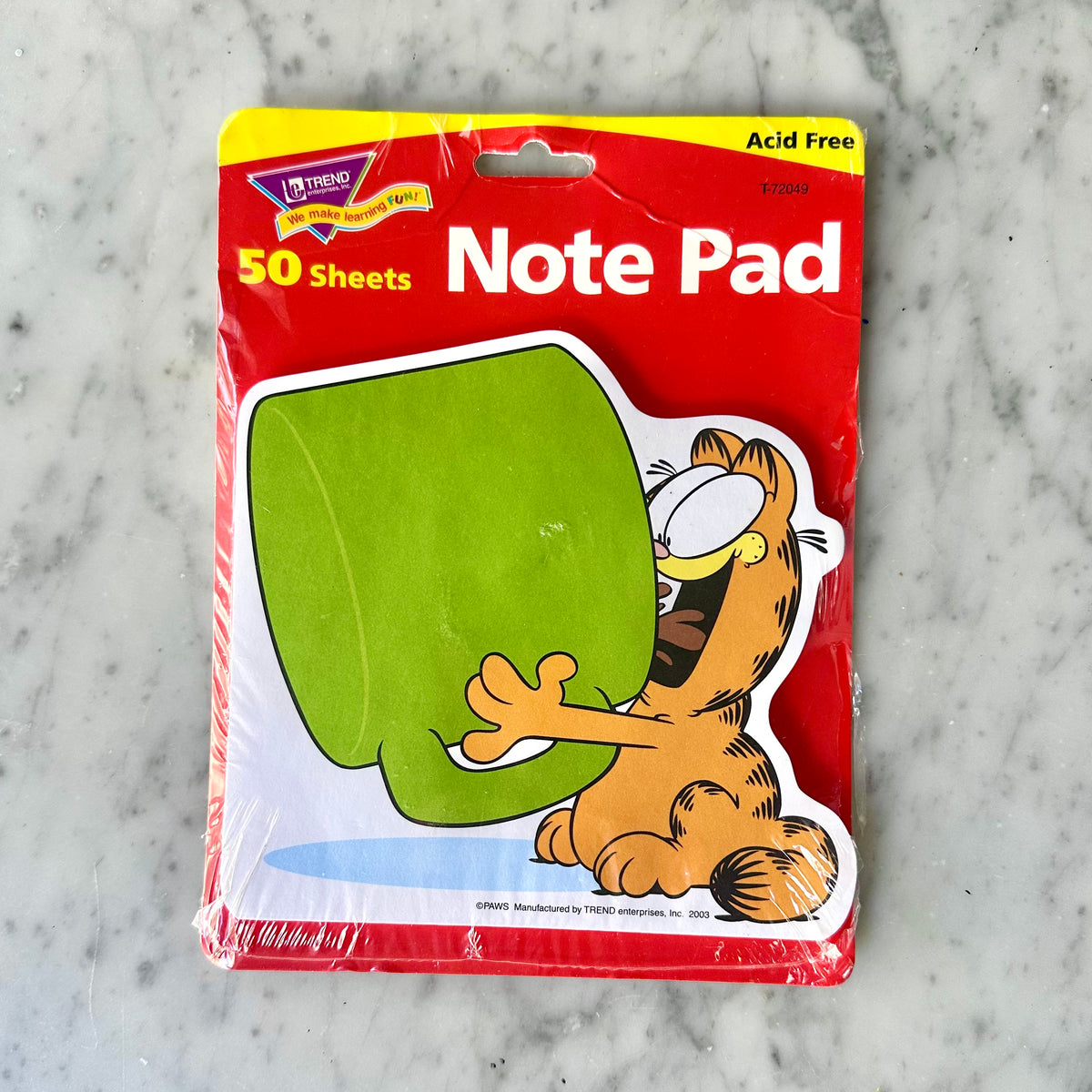 Garfield Notes 2003 Garfield Note Pad – HaveAPollyDay
