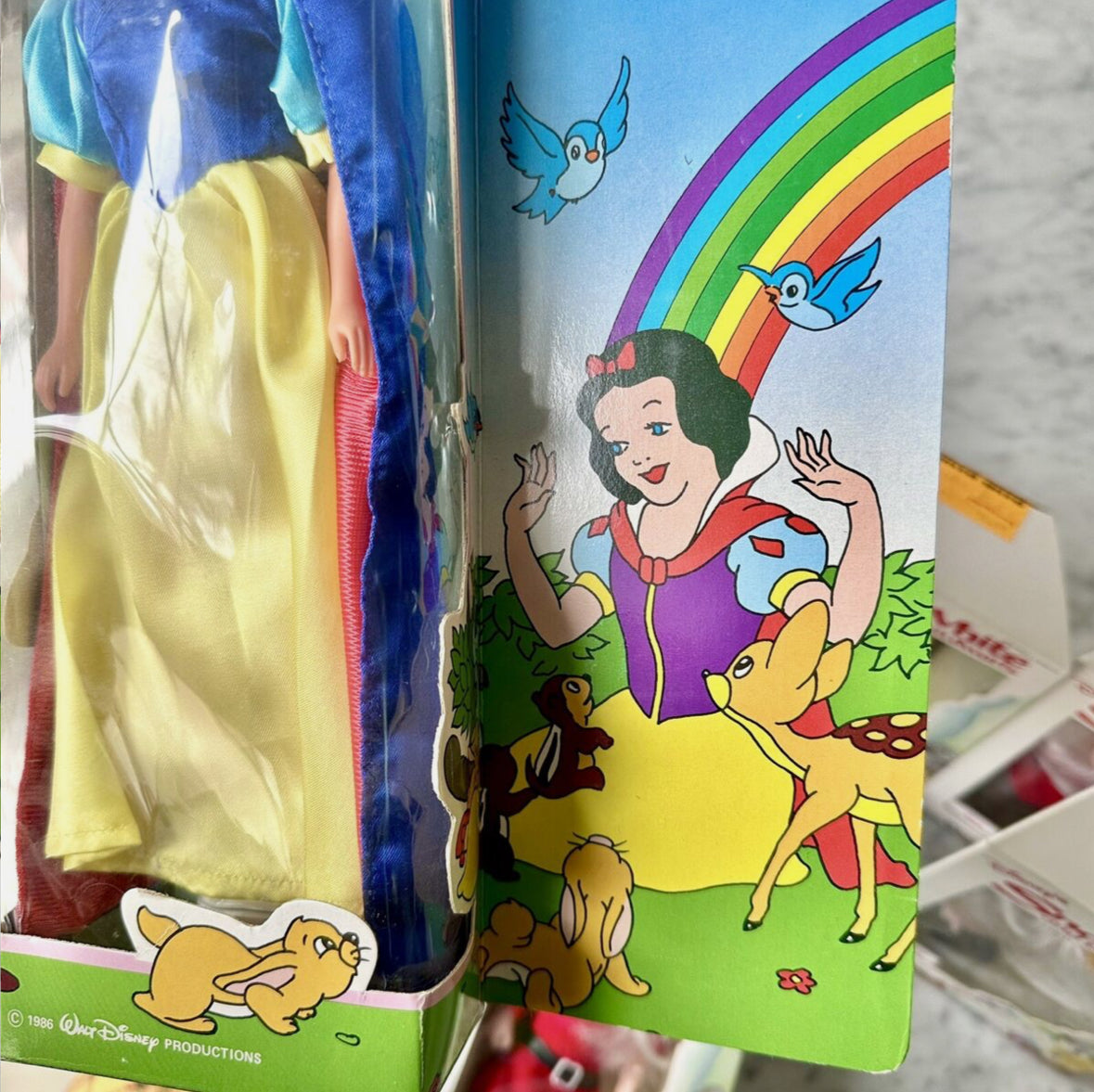 80’s Bikin Disney Snow White and the Seven Dwarfs Complete Doll Set