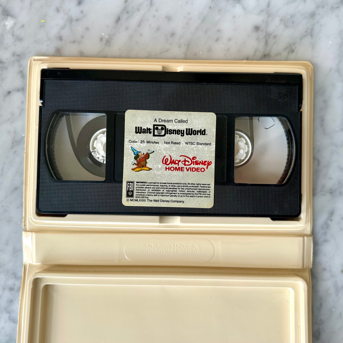 1981 A Dream Called Walt Disney VHS