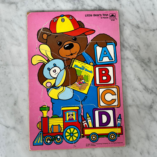 1988 Little Bear’s Toys Wooden Puzzle