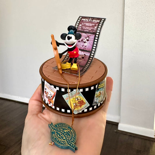 Vintage Disney "Steamboat Willie" Musical Figurine