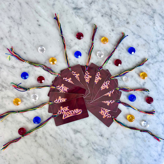 90’s Ask Zandar Game Card Bookmark