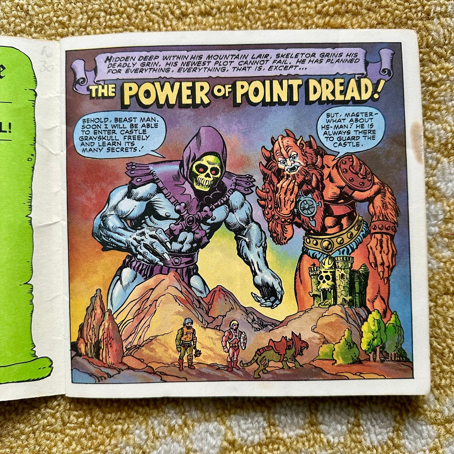 1983 Masters of the Universe Read-Along Book * READ