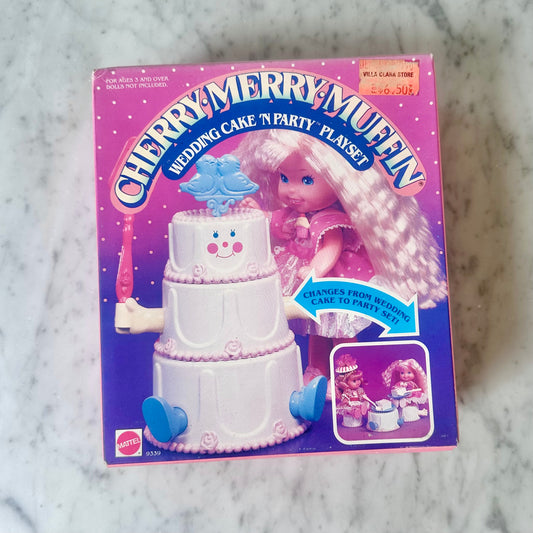 1989 Cherry Merry Muffin Wedding Cake ‘N Party Playset