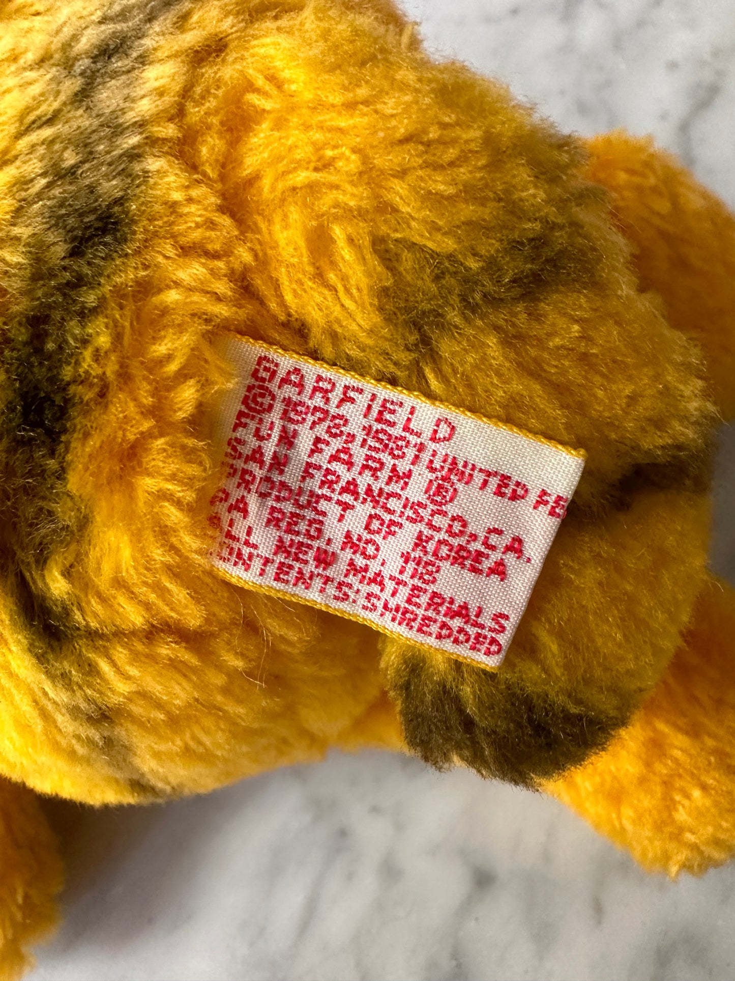 80’s Garfield Plush