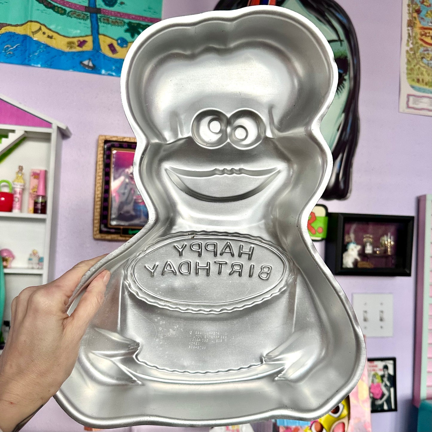 1982 Cookie Monster Cake Pan