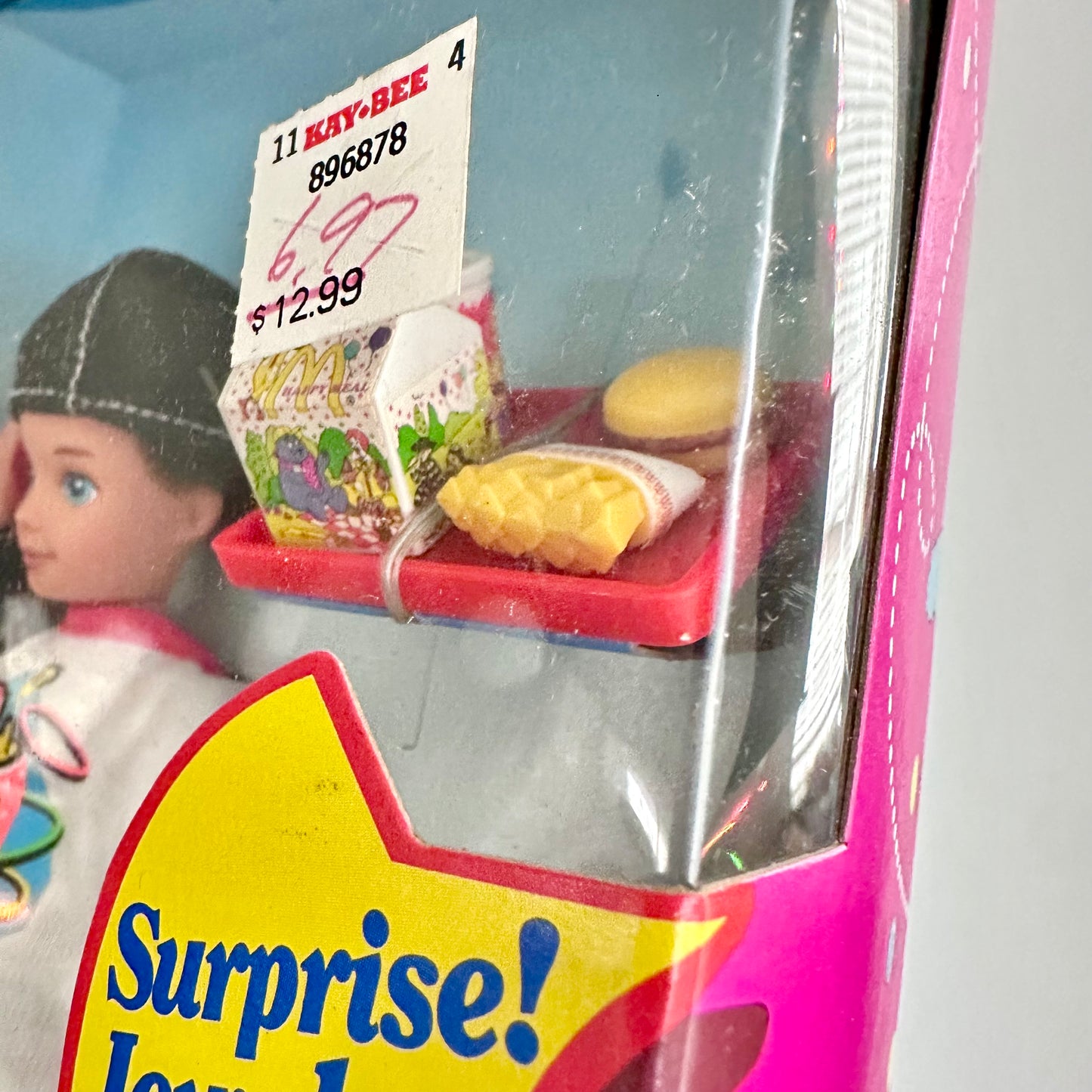 1993 Happy Meal Todd Barbie Mint Box