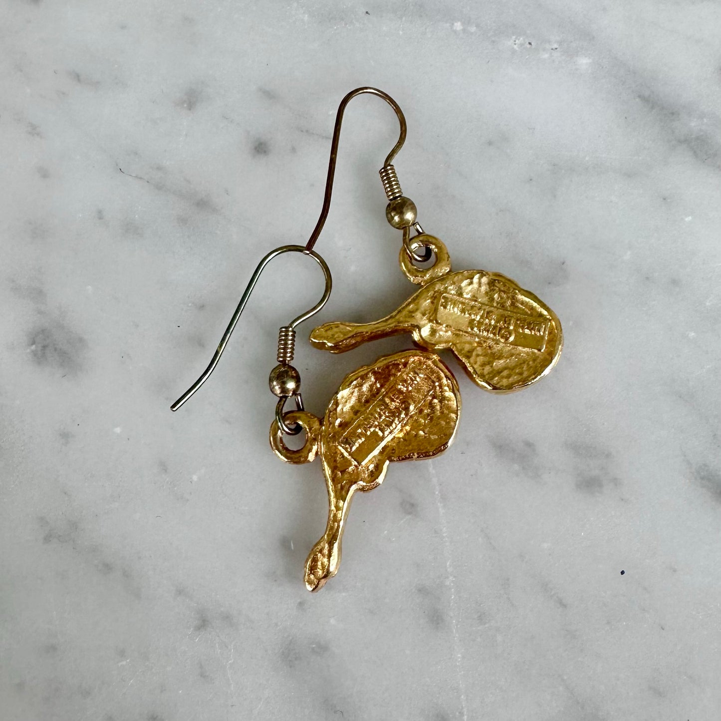 1980’s Paws Enamel Garfield Earrings