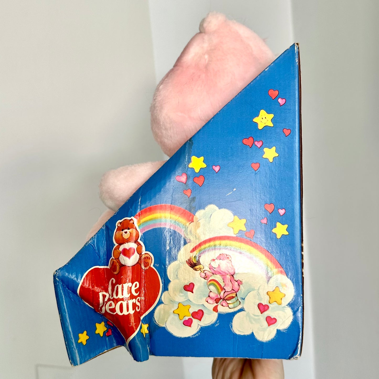 1983 Care Bears “Cheer Bear” Plush *Damaged*