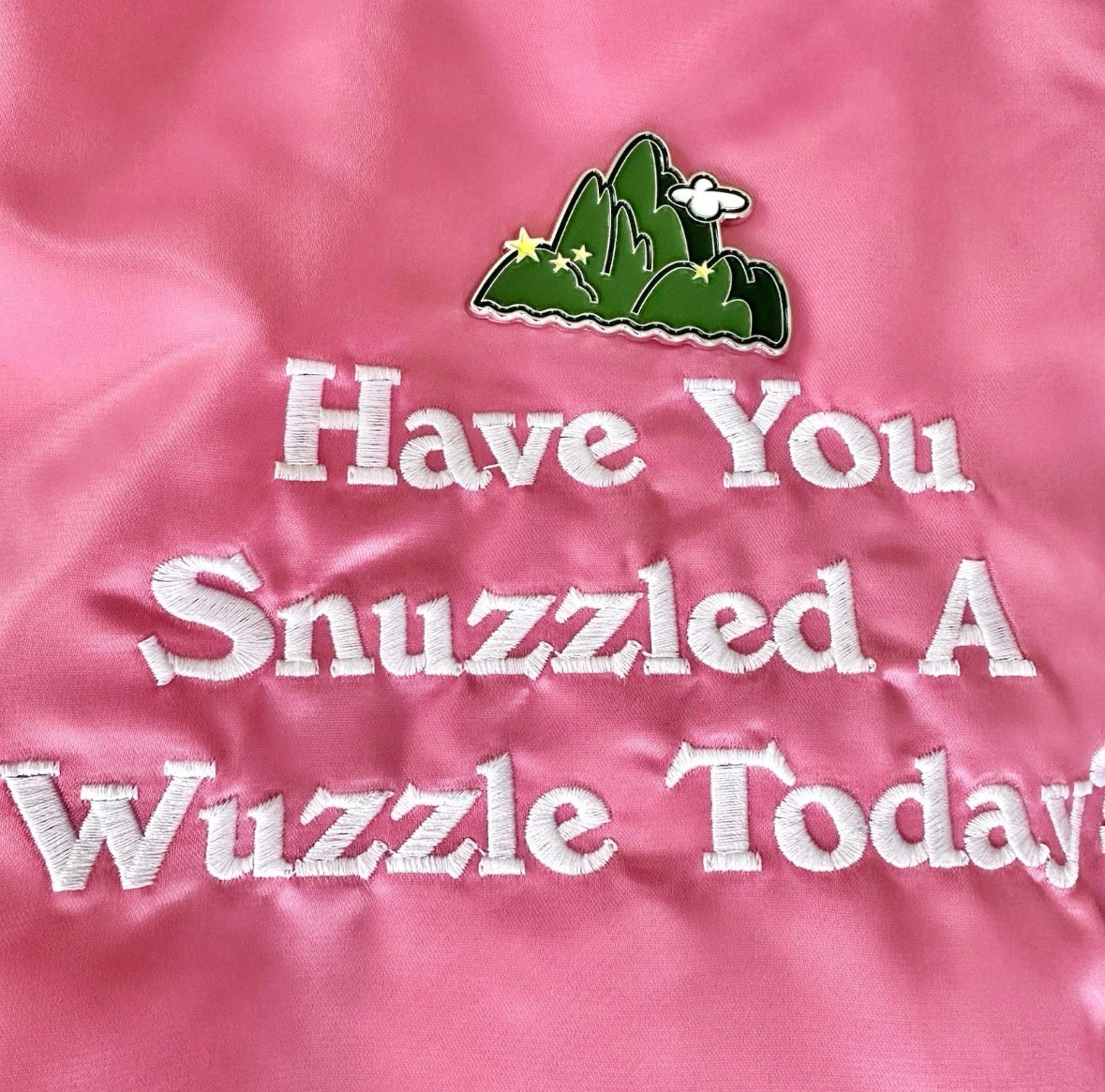 Bull Airs Wuzzles Premium Satin Bomber Jacket Size Small