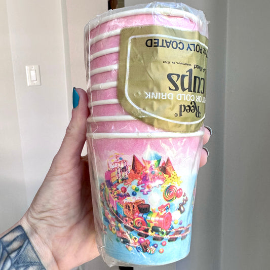 80’s Lisa Frank Candy Train Party Cups
