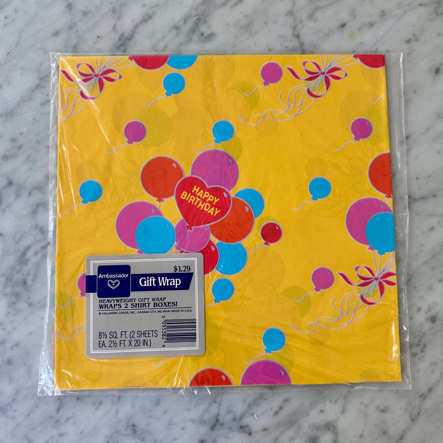 90’s Happy Birthday Gift Wrap