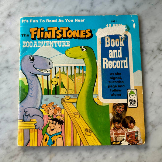 1974 The Flintstones “Zoo Adventure” Book and Record