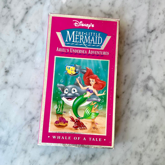 1993 The Little Mermaid “Whale of A Tale” VHS