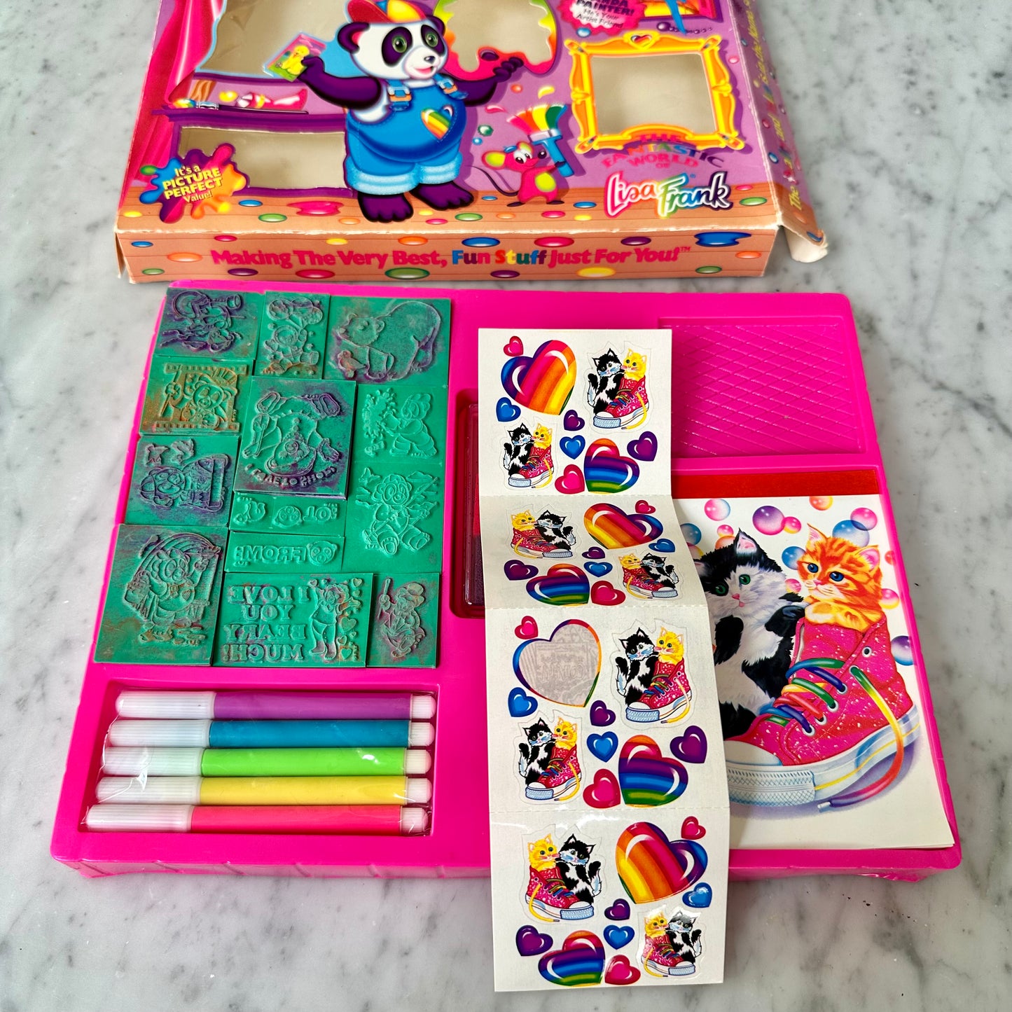 90’s Lisa Frank Stamp Studio Kit