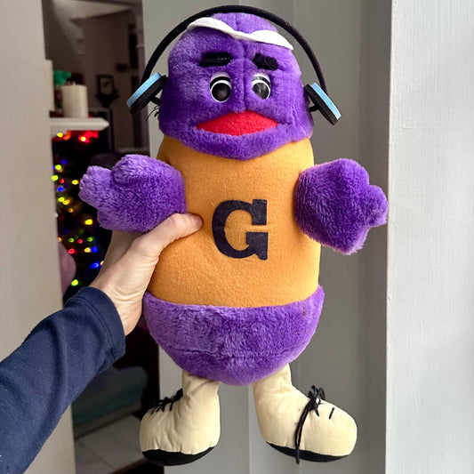 1984 McDonald’s Workout Grimace Plush