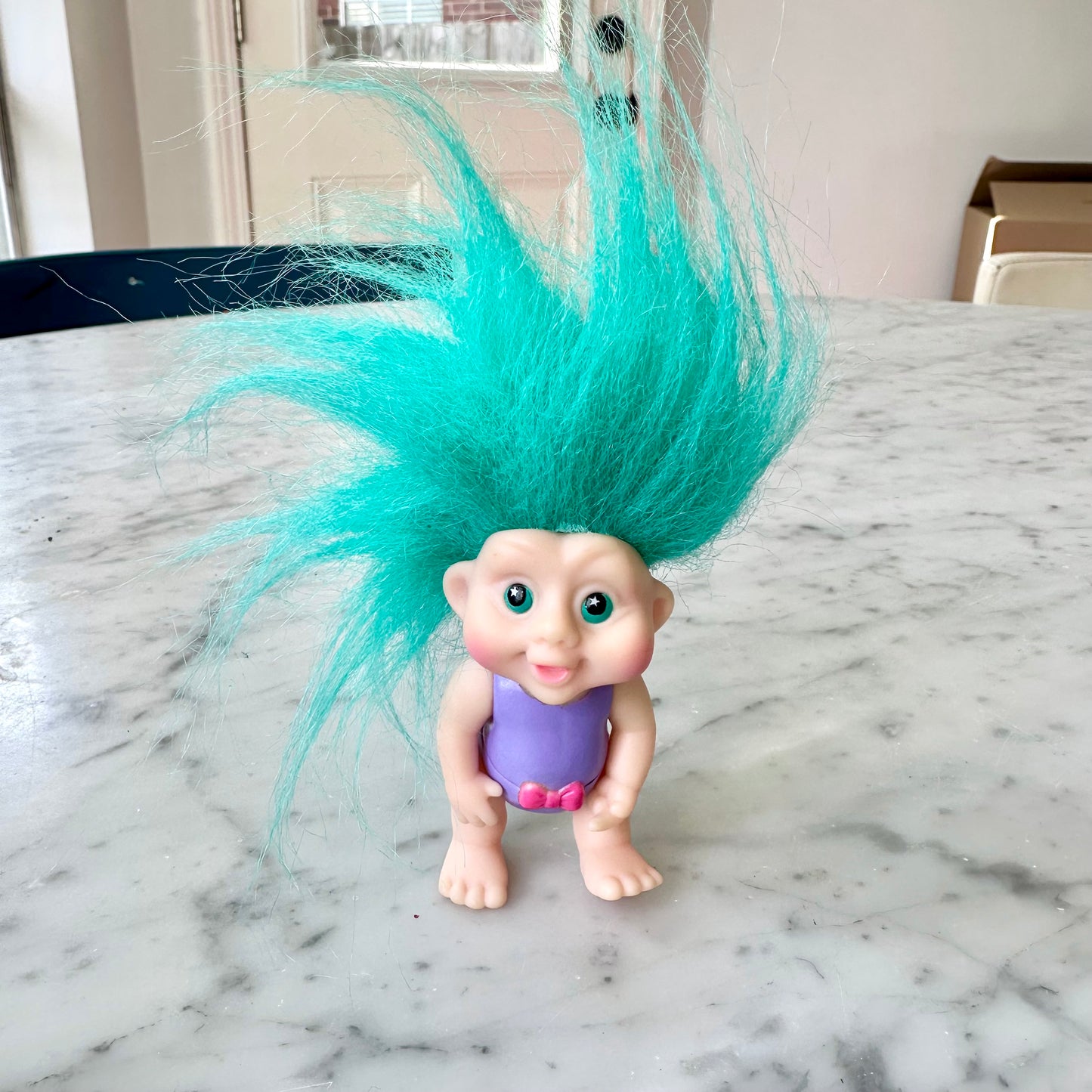 1991 Magic Troll Doll Teal Hair