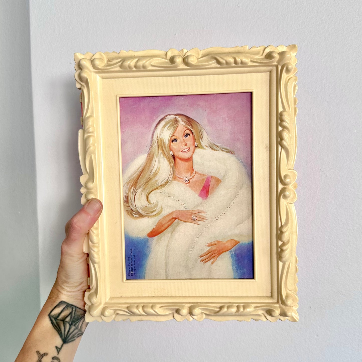 1978 Mattel Barbie Picture Frame Safe