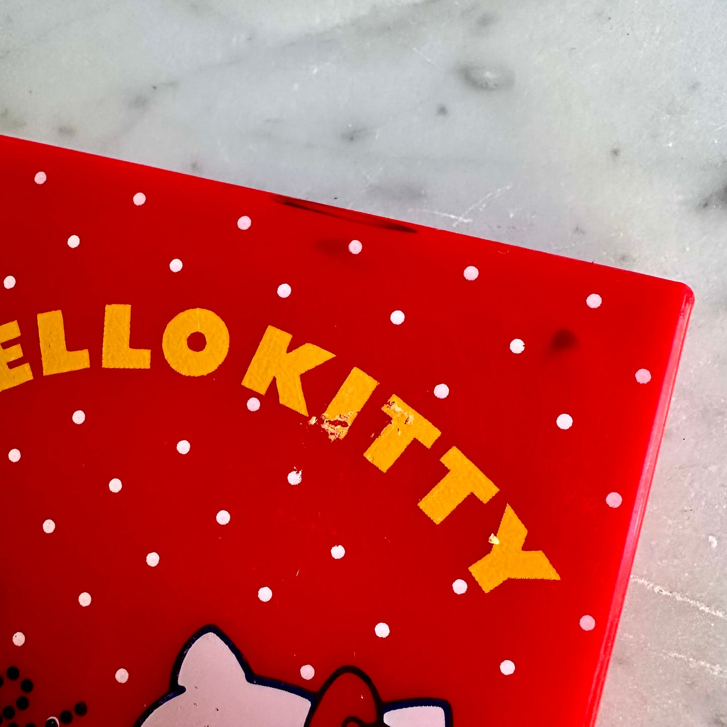 1980 Sanrio Hello Kitty Comb and Mirror Compact