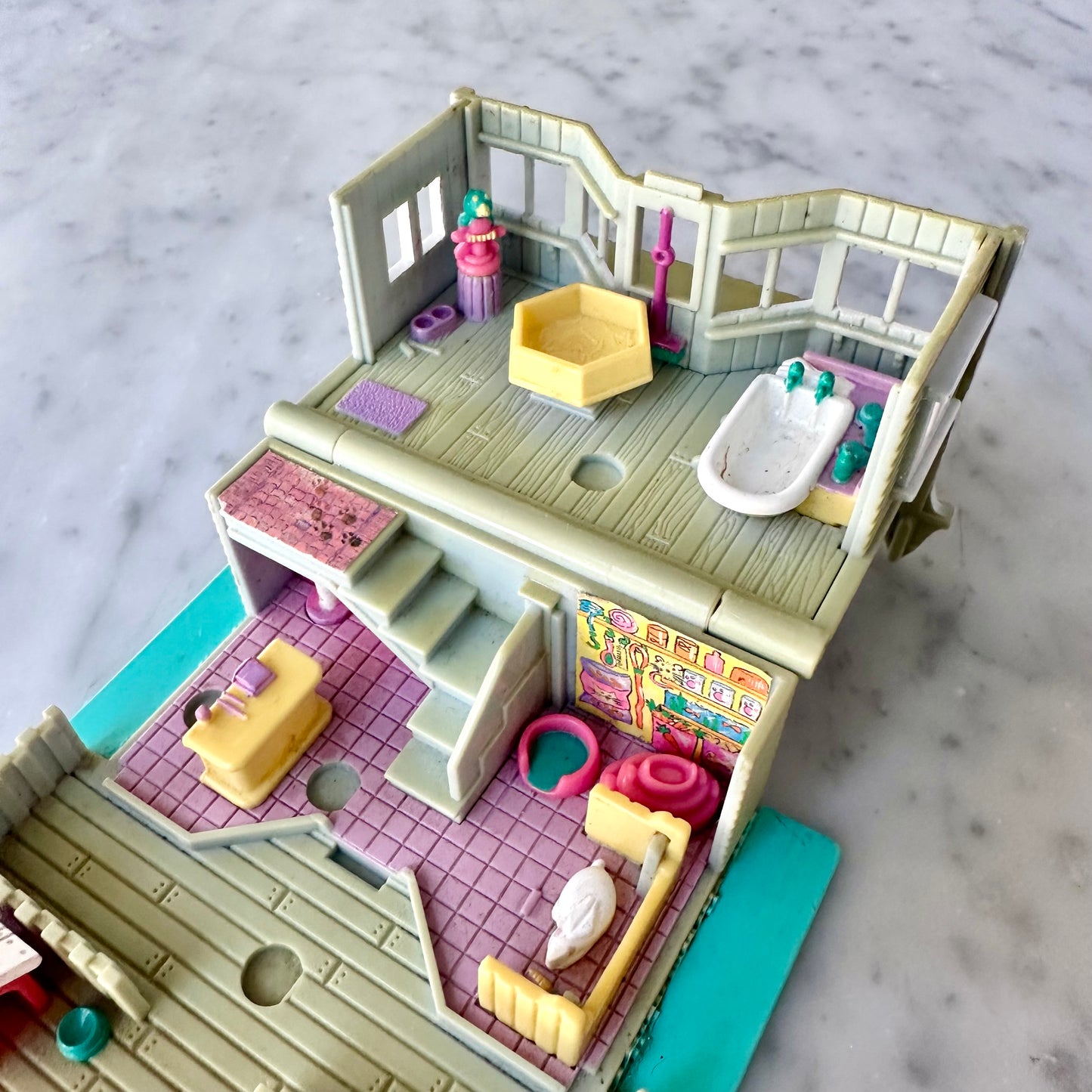 1993 Polly Pocket Pet Shop-Sun Damage