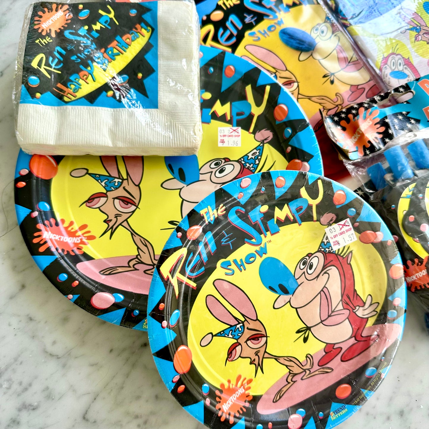 1992 Ren and Stimpy Party Supplies