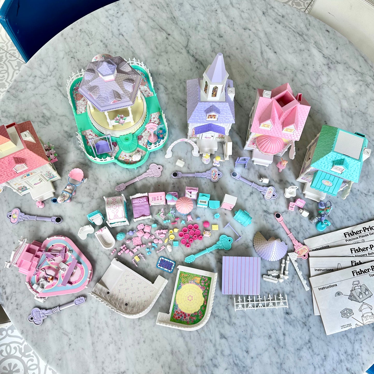 1988 Fisher Price Precious Places Lot