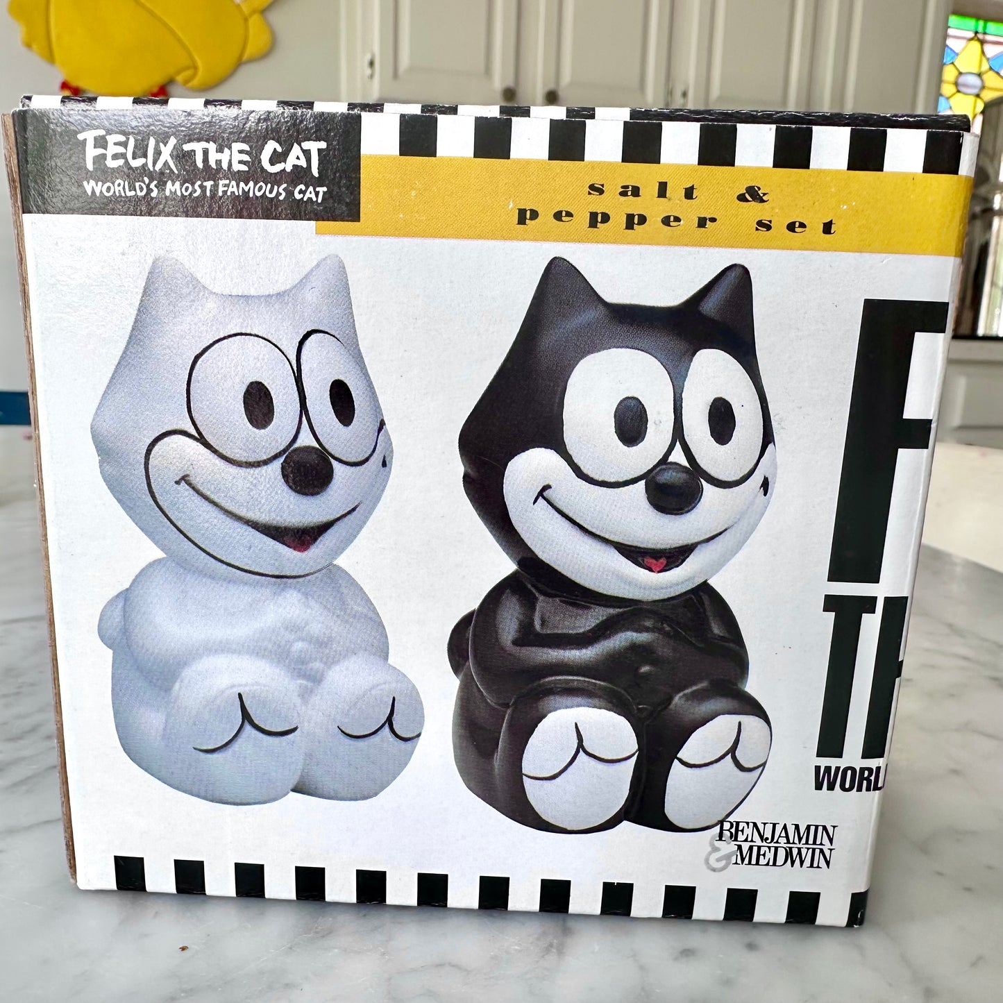 1991 Felix the Cat Salt & Pepper Shakers