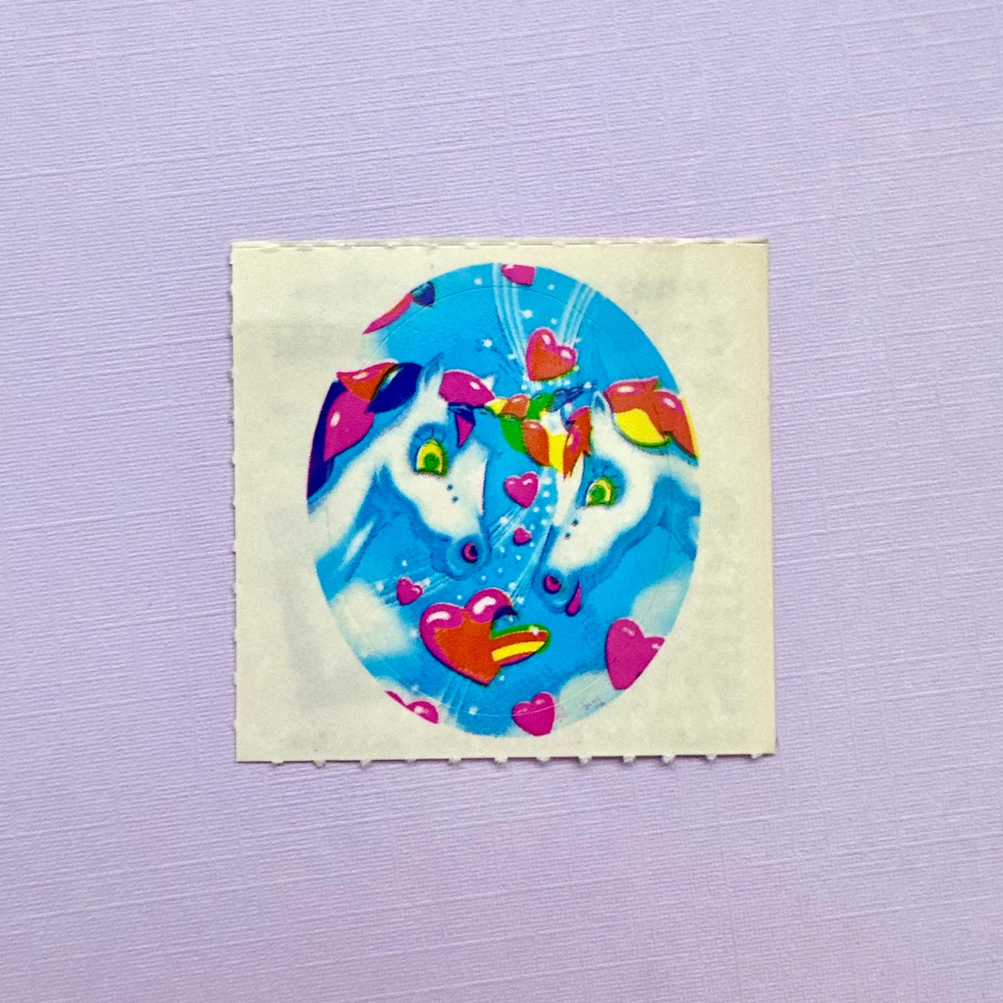 80’s Lisa Frank Unicorns Sticker