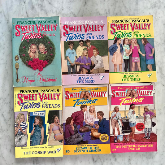 1980’s Sweet Valley Twins Books