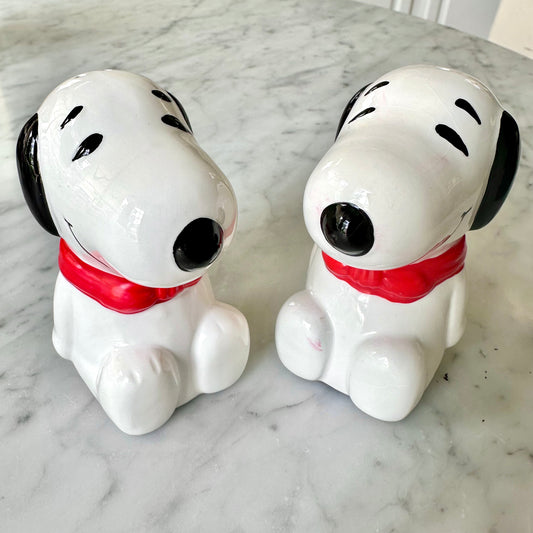 Vintage Snoopy Salt & Pepper Shakers