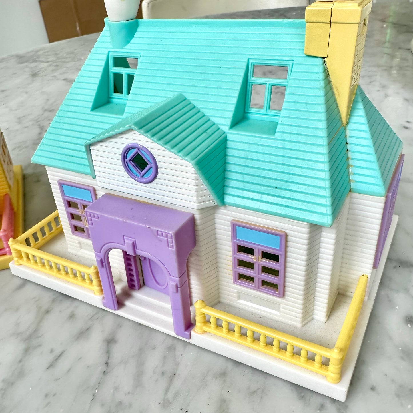 1990s Blue Box Tiny Dreams Carry-Along Mini Dollhouses