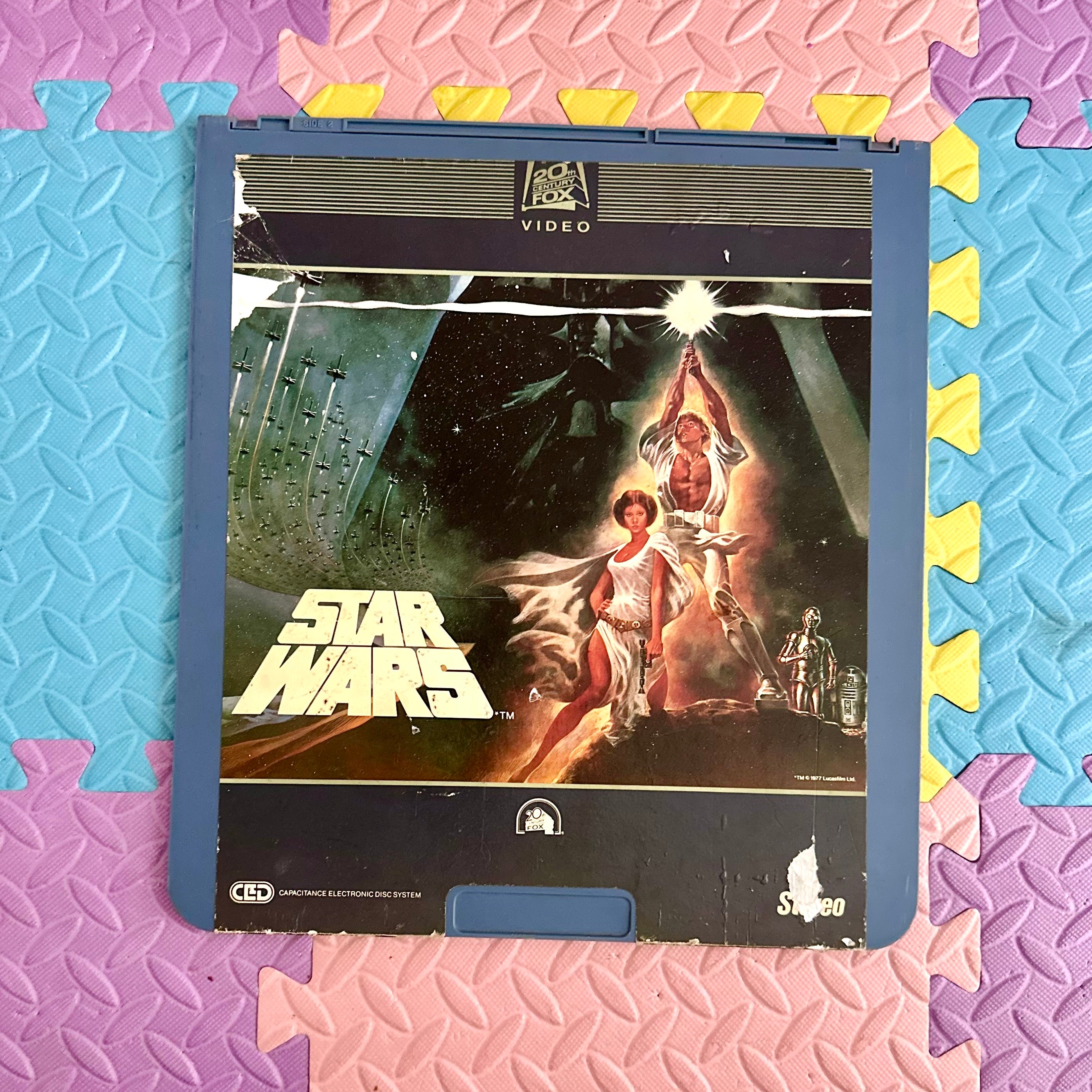 Vintage Star high quality Wars CED Video disk