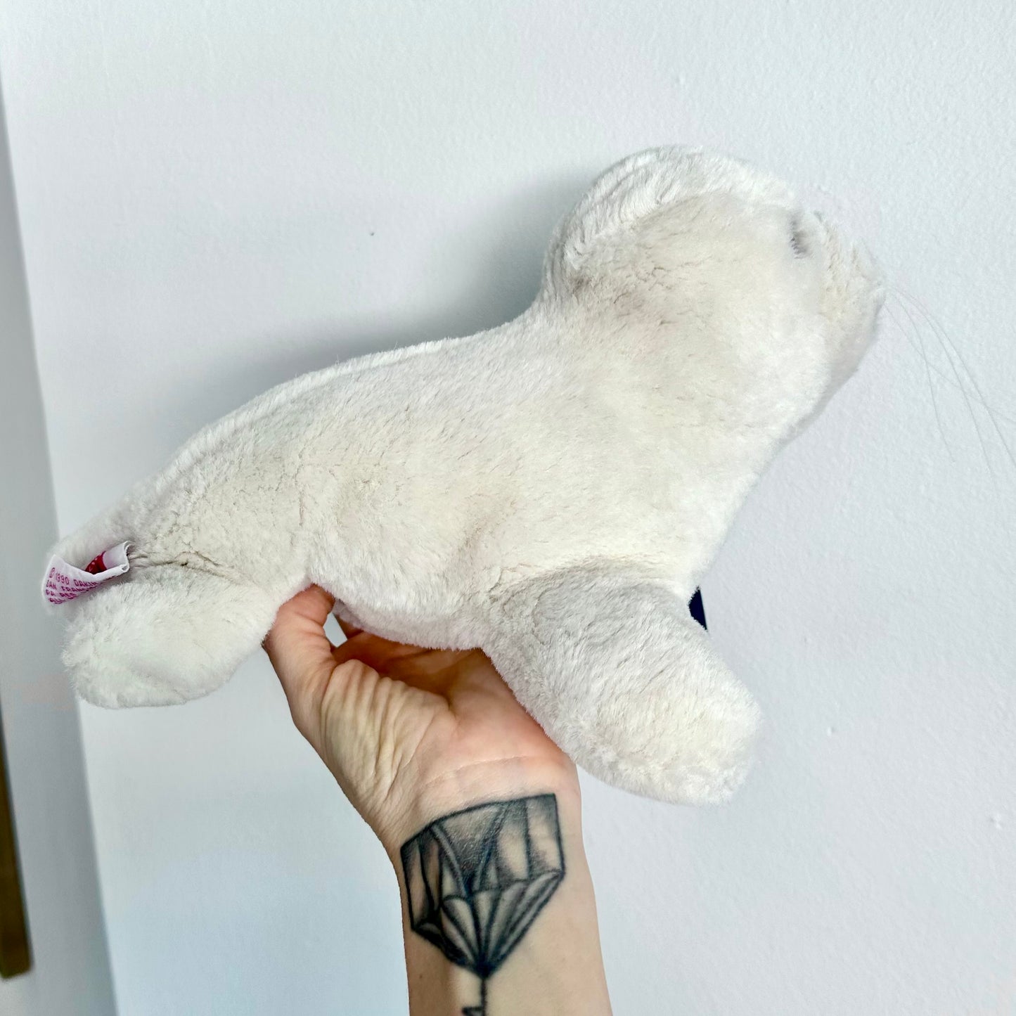 90’s Dakin Alaska White Baby Seal Plush