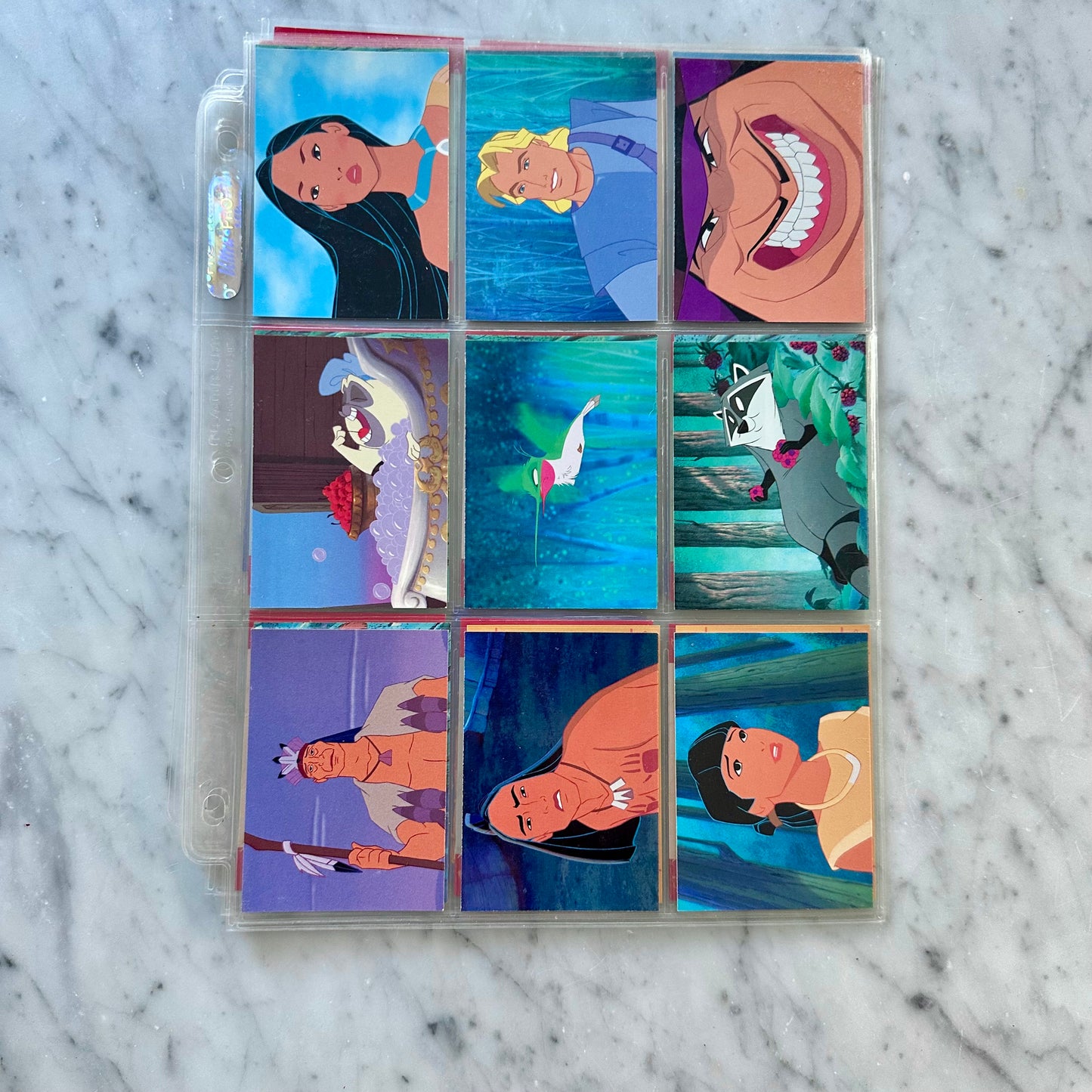 1995 Skybox Disney Pocahontas Trading Card Set of 105