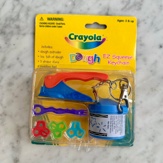 Vintage Crayola Dough EZ Squeeze Keychain