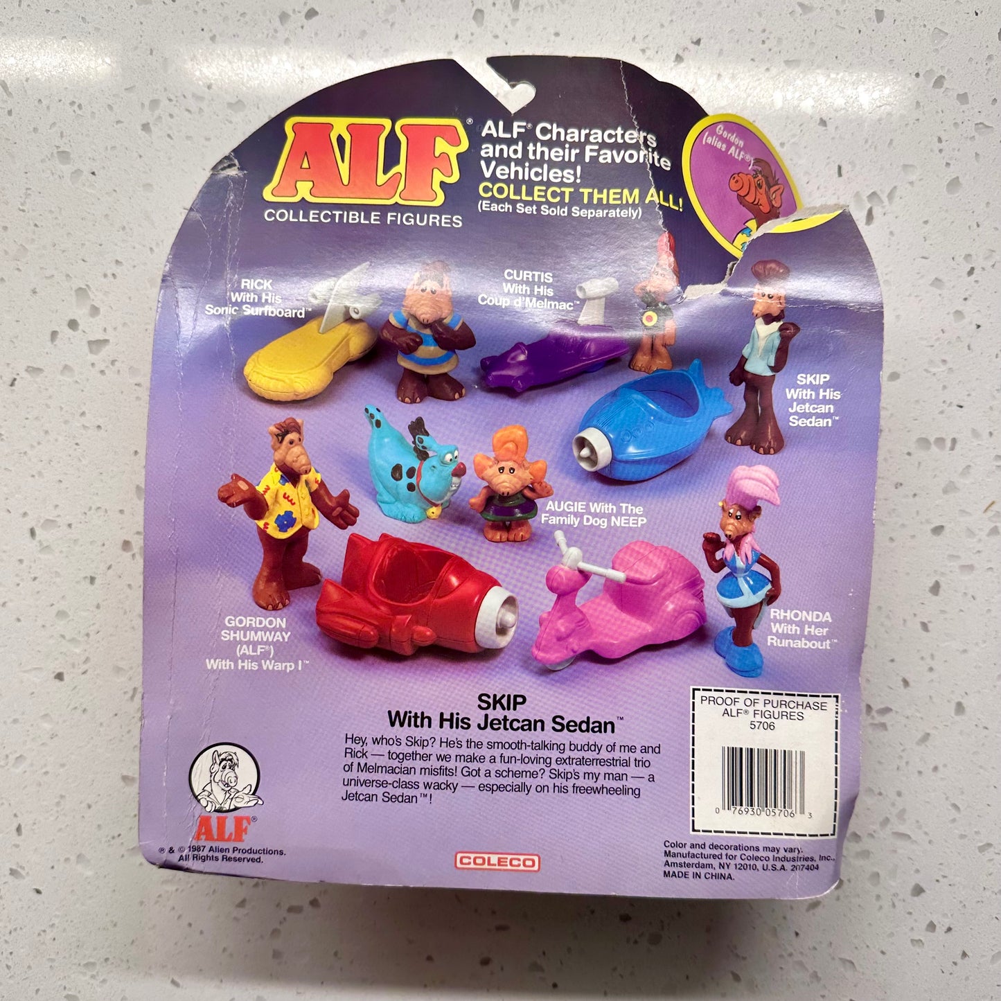 80’s ALF Collectible Figures “Skip”