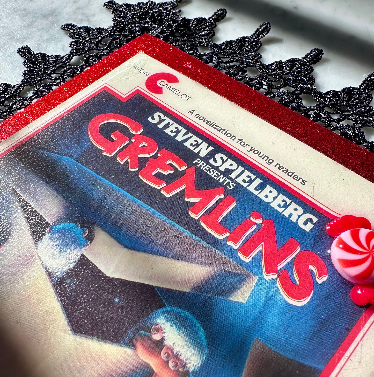 Vintage 80’s Gremlins Book Cover Resin Wall Art