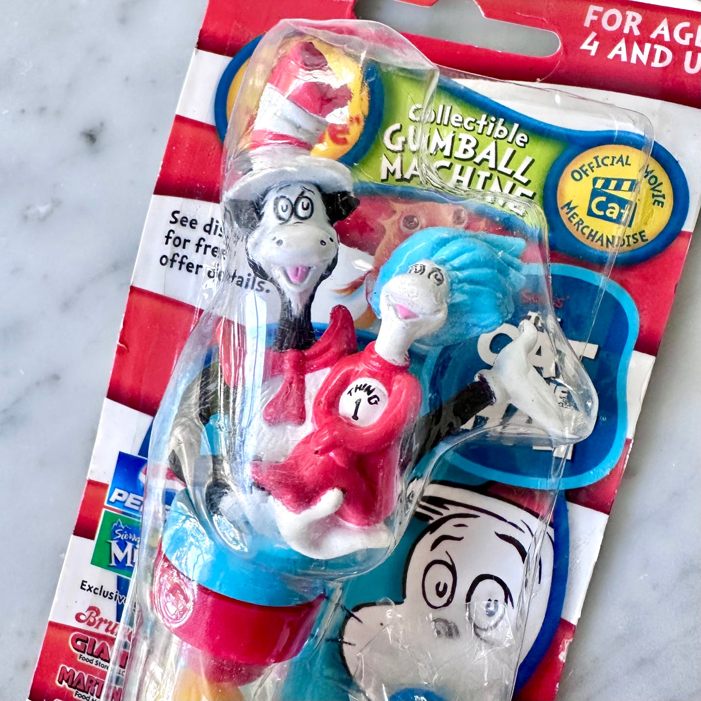 Vintage Cat In The Hat Gumball Machine