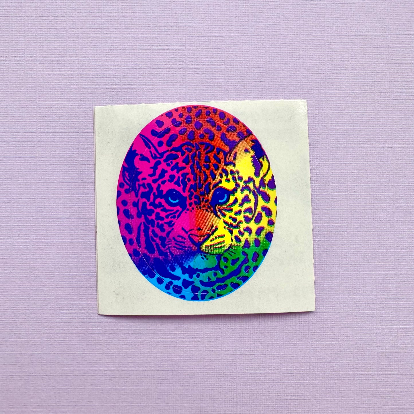 80’s Lisa Frank Leopard Sticker