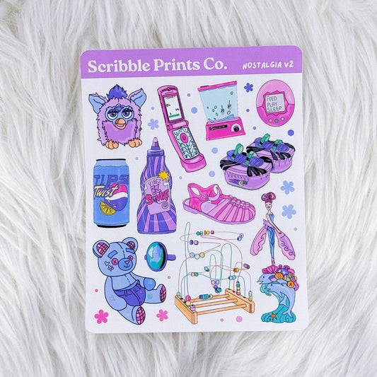 Nostalgia V2 – Deco // Matte Journal Stickers