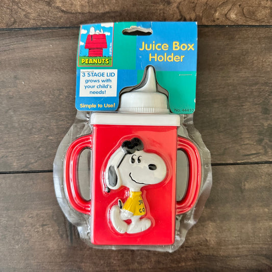 Vintage Snoopy Juice Box Holder