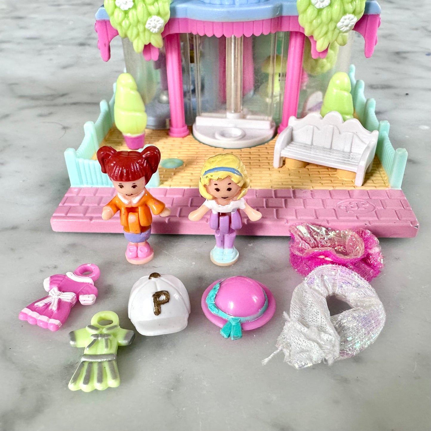 1995 Polly Pocket Dress Shop 100% Complete