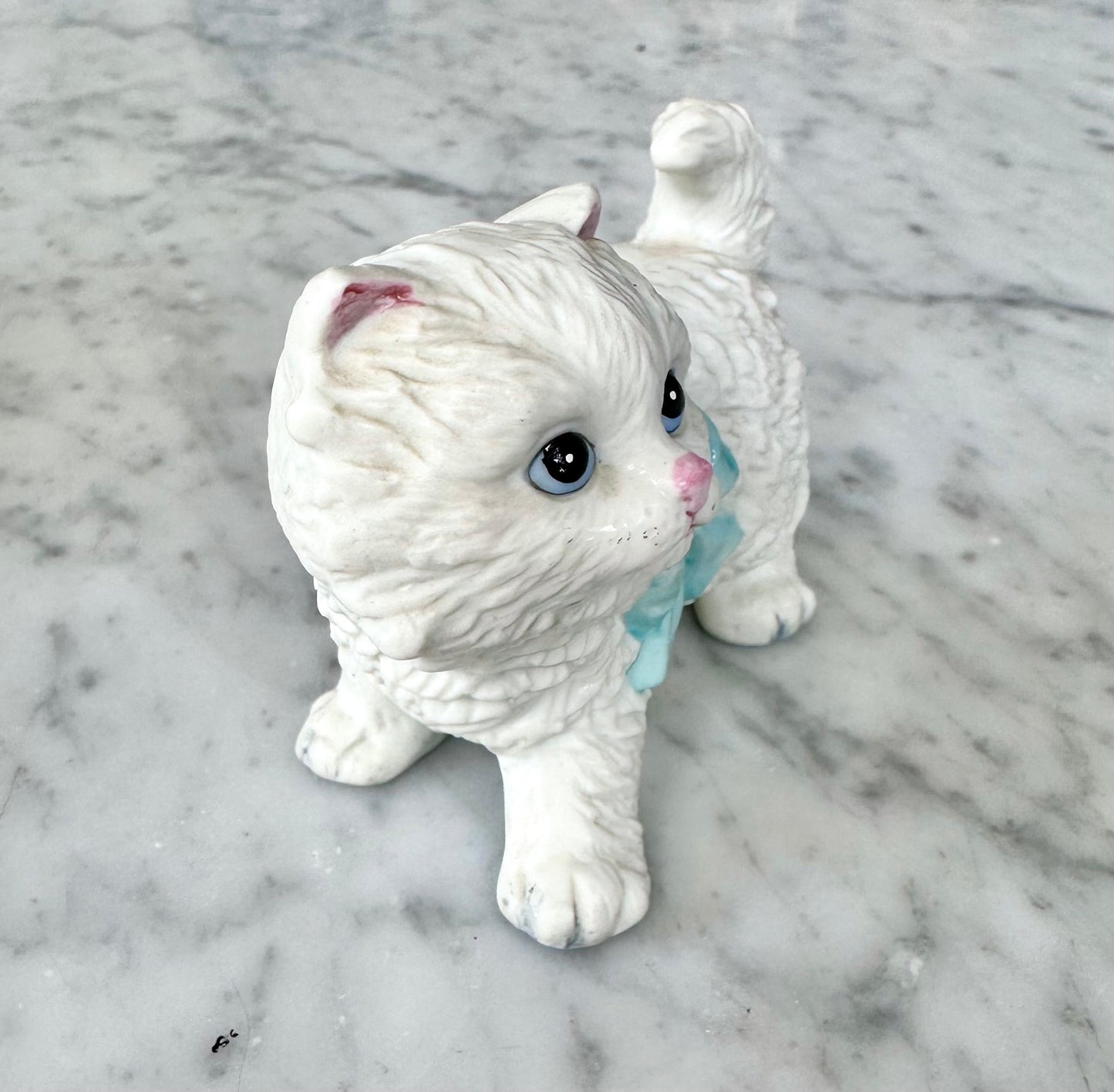 Vintage Homco Ceramic Kitten Figurine