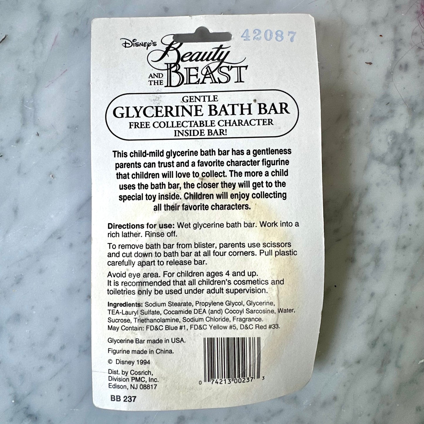 90’s Beauty & the Beast Bar Soap