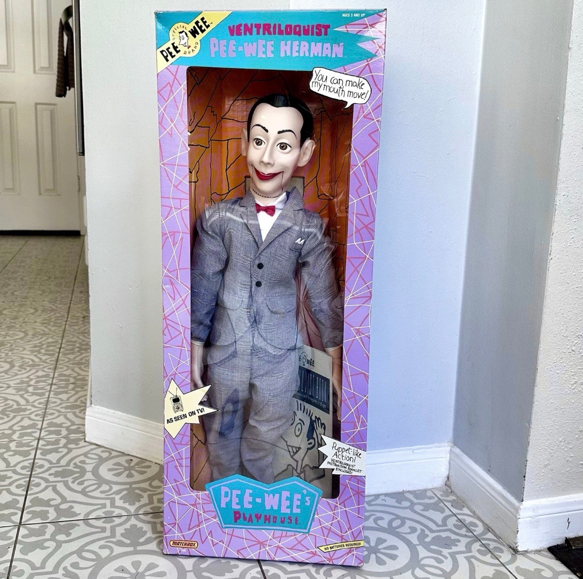 1989 Pee Wee Herman Ventriloquist Doll