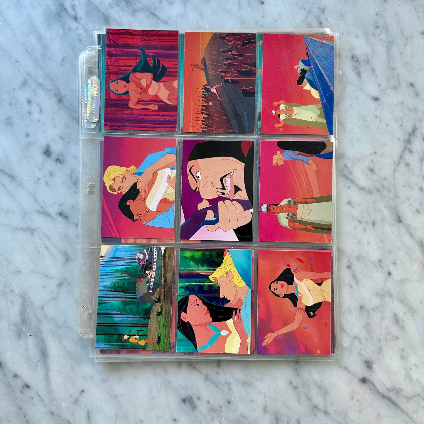 1995 Skybox Disney Pocahontas Trading Card Set of 105