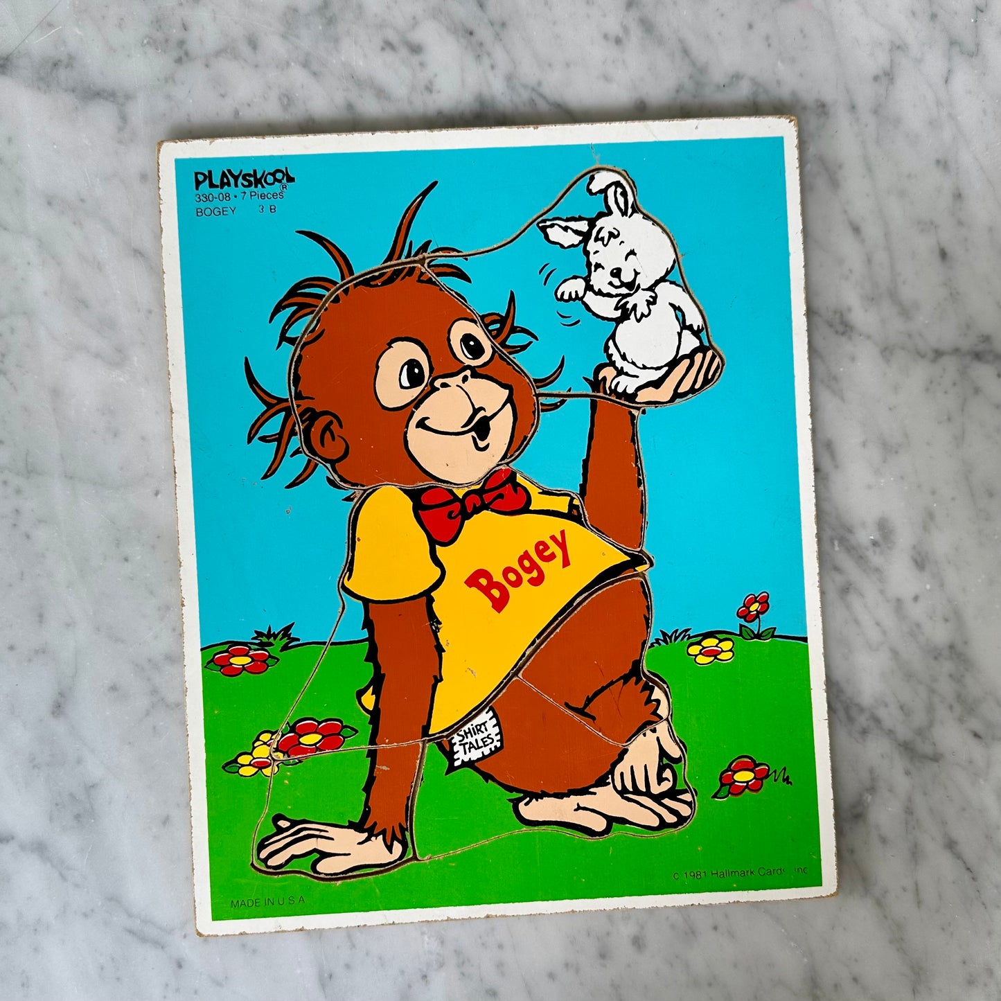 1981 Playskool Shirt Tales Bogey Puzzle