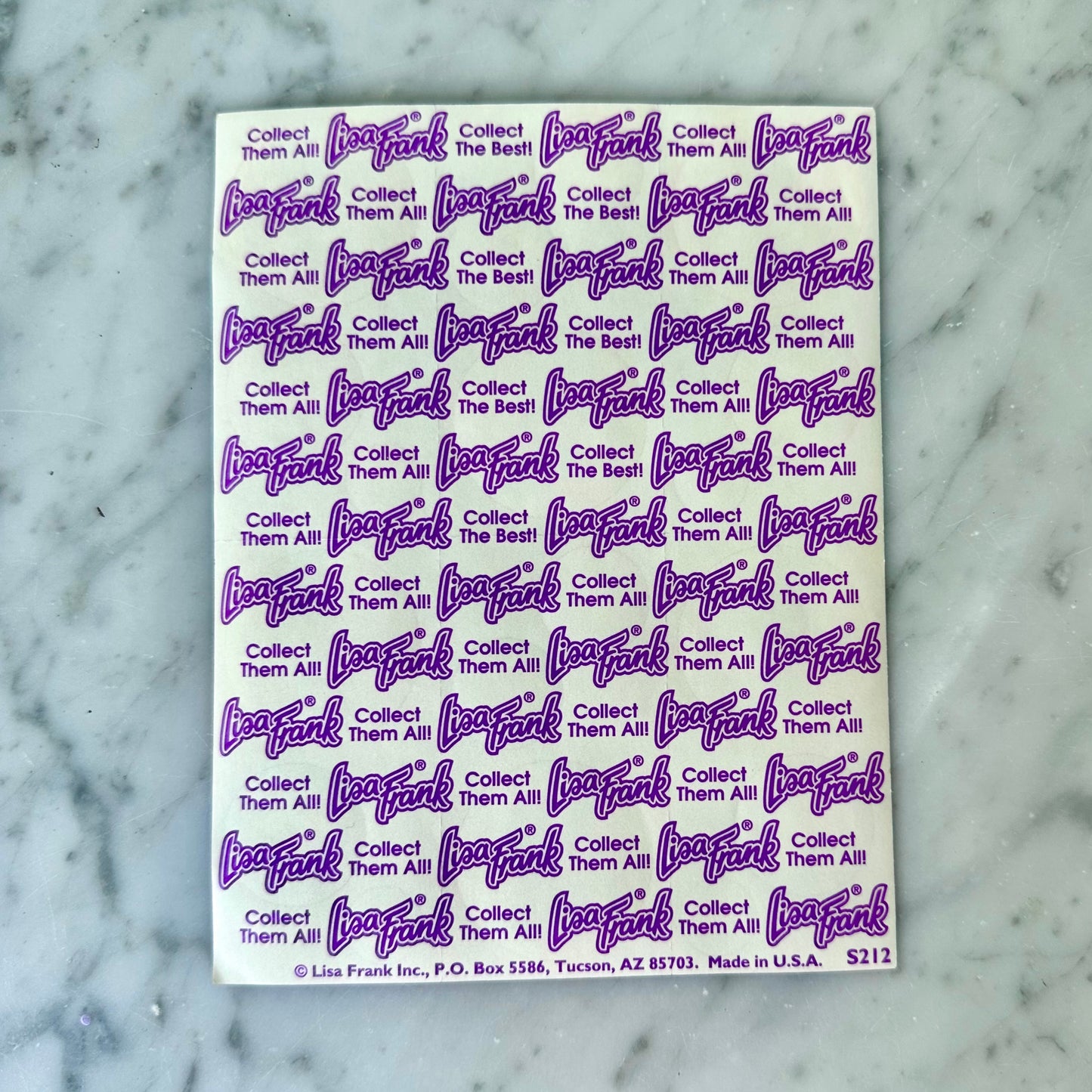 90’s Lisa Frank Fish Sticker Sheet