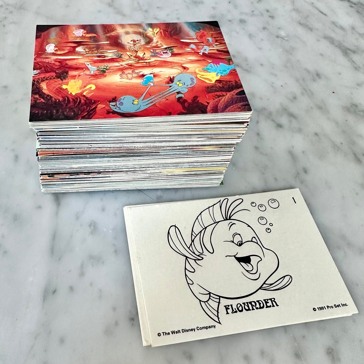 1991 Pro-Set The Little Mermaid Trading Cards